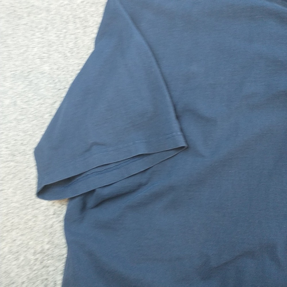 Carhartt Mens 4XL Navy Blue Short Sleeve Henley Pocket T-Shirt Original Fit - Picture 4 of 16